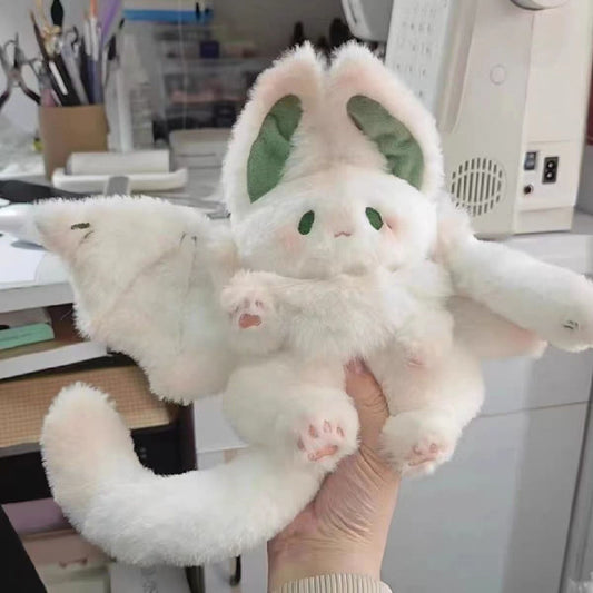 New Winged Flying Bunny Plush Toy - Cute White Rabbit Sleeping Pillow Doll Stuffed Animal